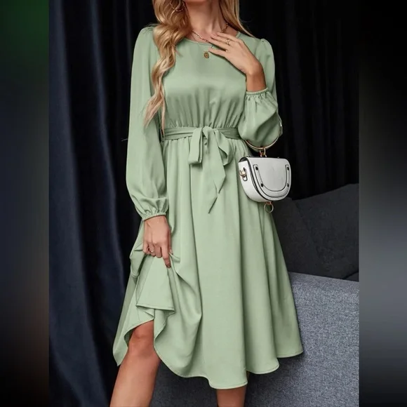 green lantern dress Unique Vintage Black & Green Jack-O-Lantern Cutout Swing Dress main image 0
